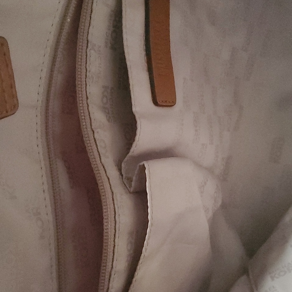 Michael Kors Pink Logo Canvas Tote - Picture 9 of 14